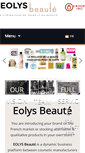 Mobile Screenshot of eolys-beaute.com
